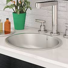 decolav taji stainless steel metal oval
