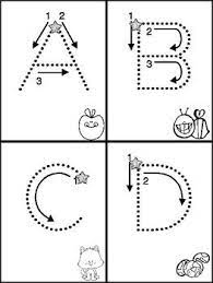 I Put These In Each Student S Morning Work Folders And Using The Star As A Starting Place St Alphabet Mini Book Preschool Writing Alphabet Writing Practice