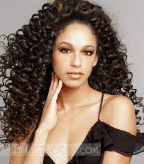 Tight Curly Steam Permed Machine Weft In 2021 Curly Hair Styles Curly Hair Styles Naturally Natural Looking Curls