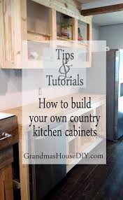 How To Diy Build Your Own White Country Kitchen Cabinets Kitchen Cabinet Plans Country Kitchen Cabinets Home Remodeling Diy