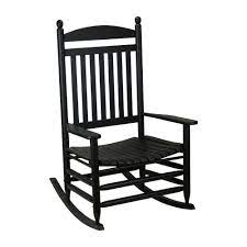 As the chair comes fully assembled, right when it arrives, you'll be able. Bradley Black Jumbo Slat Wood Outdoor Patio Rocking Chair 1200sbf Rta The Home Depot