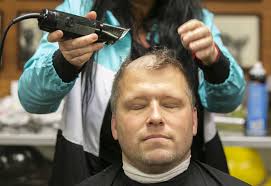 Elkhart firefighters shave their 'domes' for coworker being treated for  lung cancer