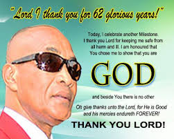 TODAY, JANUARY 16, 62 years ago, God was