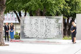 The artist has already designed a memorial for the brussels attacks, which is located in soignes forest. Norway Unveils Utoya Monument On Day Of Remembrance The Local