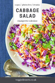 This Tasty Cabbage Salad Has A Wonderfully Crispy Fresh Texture And Won T Go Soggy It S Perfect For Cabbage Salad Easy Healthy Side Dishes Healthy Side Dishes