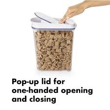 Oxo makes everyday better, every day. Oxo Good Grips 3 Piece Pop Cereal Dispenser Set 11180800 The Home Depot