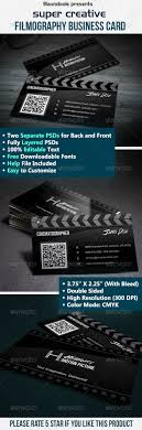 Get printed business cards get 500 premium quality printed business cards for only $28.45 click on any of the details on the card, to edit them. Super Creative Film Making Business Card By Taeef Graphicriver