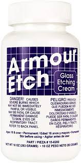 You should also shake or stir your armour etch etching cream before you use it. Amazon Com Armour Etch 15 0200 Etching Cream White 10 Etching Materials Wall Art