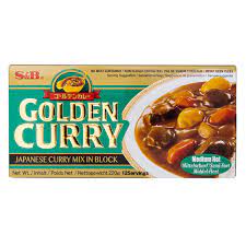 S B Golden Curry Medium Hot 220 G 12 Servings Japan Centre