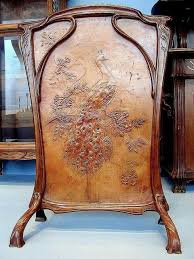 Fire Screen Attributed To Emile Galle Circa 1900 Art Nouveau Interior Art Nouveau Design Art Nouveau Decor