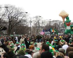 Image of Millennium Park Chicago St. Patrick's Day