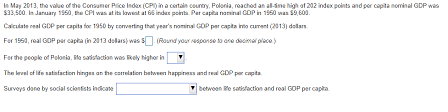 Nominal means gdp per capita is measured in current dollars. Answered In May 2013 The Value Of The Consumer Bartleby