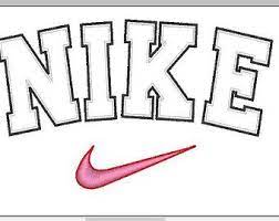Knee High Ladies Nikes Etsy Diy Embroidery Shirt Logo Outline Nike Logo Wallpapers