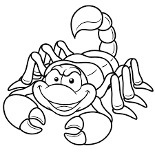 You can print or color them online at getdrawings.com for absolutely free. Cartoon Scorpion Coloring Page Free Printable Coloring Pages For Kids
