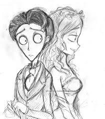 Free printable bride coloring pages for kids! Corpse Bride Coloring Page Coloring Home