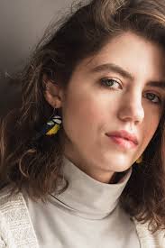 Titmouse Birds Dandle Earrings, Made From Polymer Clay, by Eteniren