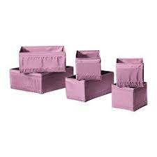 Skubb Box Set Of 6 Black Ikea Drawer Organizers Ikea Storage Boxes Ikea Catalog