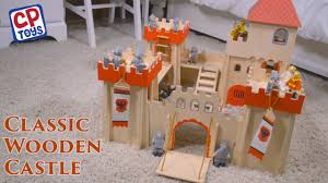 These diy wooden toy castles look fantastic with wooden train tracks! Classic Wooden Castle Playset From Cp Toys Youtube