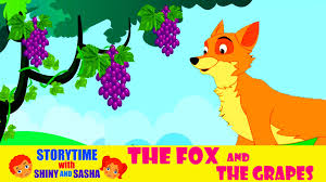 The fox was very hungry and wanted to eat them, but they were hanging high. The Fox And The Grapes Bedtime Stories For Kids Koo Koo Tv English Moral Story Video Dailymotion