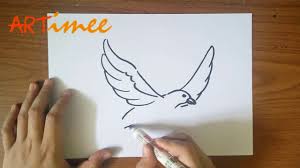 Easy Drawing How To Draw A Flying Bird Youtube Flying crow requires the hip flexibility of pigeon pose (eka pada rajakapotasana) and the balance technique of crow pose (bakasana). easy drawing how to draw a flying bird