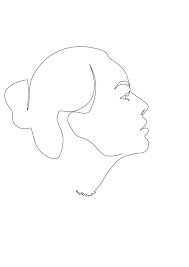 Line art faces vector art. One Line Face By Roythadon On Deviantart