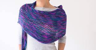 All in allness the heterogeneous shawl knitting patterns online free will clear for action a pattern for just any which way every skill chop down you may require. New Paths Shawl Free Knitting Pattern One Dog Woof