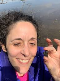 I found a piece of a turtle shell and I noticed a angel