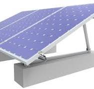 Ballasted Flat Roof Portrait Solar Mounting -landpowersolar.com