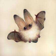I Wanted To Paint Something Fluffy So I Finished My Little Bat Prints Available On Society6 Heathersketcheroos Art Animalier Animaux Mignons Art Mignon