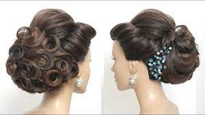 Beautiful Bridal Bun Hairstyle For Long Hair Tutorial Wedding Updo Youtube Long Hair Tutorial Bun Hairstyles For Long Hair Bridal Hair Buns