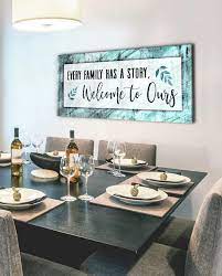 Some affiliate links are included; Home Wall Art Every Family Has A Story V2 Wood Frame Ready To Hang In 2021 Kitchen Decor Wall Art Kitchen Wall Decor Home Decor Kitchen