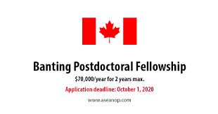 Find current job vacancies from top companies and employers. Banting International Postdoctoral Fellowships 2021 Canada Asean Scholarships