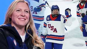 Kendall Coyne Schofield during the Olympics