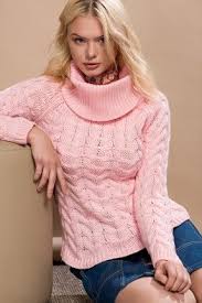 Kadin Pembe Kazak O O 6k120006 Kadin Moda Stilleri Mavi Kazak