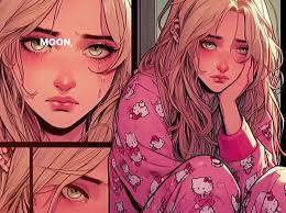 #CapCut dont ask why her hairs blonde, it didnt put brown 😭 #spiderman  #foryoupageofficiall #Capcut #fyp #ai #oc #spidersona