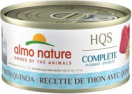Have you tried making tuna sisig using a can of tuna flakes? Amazon Com Almo Nature Hqs Complete Tuna Recipe With Quinoa In Gravy Wet Cat Food 70 G 2 47 Oz X 24 Pet Supplies