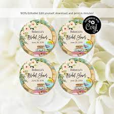 Travel Favor Labels Editable Template 2 Inch Favor Tags Etsy Favor Labels Travel Bridal Showers Bridal Shower Favors