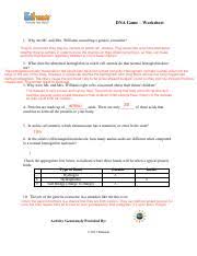 Sickle Cell Review Game Worksheet Pdf Dna Game Worksheet 1 Why Are Mr And Mrs Williams Consulting A Genetic Counselor Theyre Concerned They May Be Course Hero