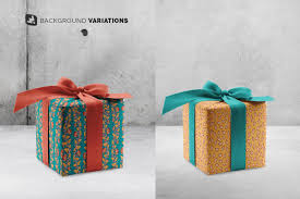 Download Wrapping Paper Mockup With Box In 2020 Paper Mockup Collection Paper Wrapping Paper