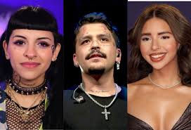 La historia de amor entre Christian Nodal, Cazzu y Ángela Aguilar