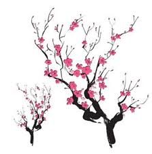 Black And White Silhouette Cherry Blossom Tree Drawing Asian Cherry Blossoms Temporary Tattoo Image Vector Clip Art Online Royalty Free Public D Blossom Tree Tattoo Cherry Blossom Tree Tattoo Tree Tattoo Small