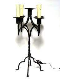 Free shipping on orders of $35+ and save 5% every day with your target redcard. Antique Wrought Iron Candle Holder Table Lamp For Sale At Pamono
