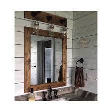 Dark Walnut Wood Framed Mirror Rustic Wood Mirror Bathroom Mirror Wall Mirror Vanity Mirror Large Mirr Farmhouse Mirrors Bathroom Mirror Wood Framed Mirror