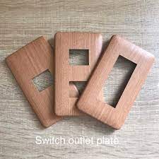 送料無料 納期要問い合わせ panasonic コスモシリーズ ワイド21用スイッチプレート ウォルナット無垢材 スイッチプレート コンセント スイッチカバー