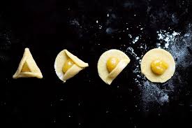 Hamantaschen Kekse Mit Tahin Und Lemon Curd Hamantaschen Cookies With Tahini And Lemon Curd Berli Berliner Kuche Lebensmittel Essen Vegetarische Gerichte