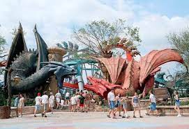 Wizarding World Of Harry Potter Shuts Down Dueling Dragons Island Of Adventure Orlando Islands Of Adventure Orlando Theme Parks