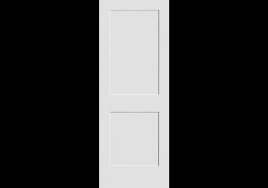 The first is considered contemporary while the other is a classic take on a shaker door (key word being classic, which is why this centuries old design feels fresh today). Seattle 2 Panel Shaker Square Top Primed Eto Doors