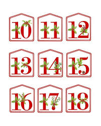 Diy Christmas Advent Calendar Red Printable Numbers 1 25 Digital Download Christmas Countdown Advent Number Tags Advent Bag Tags Christmas Advent Calendar Diy Christmas Advent Calendar Advent Calendars For Kids