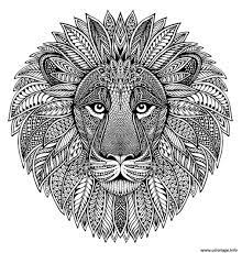 Les mandalas exposés dans cette catégorie ont le trait unique de mettre en scène des animaux, ou mêmes des insectes. Coloriage Mandala Animaux Adulte Tete De Lion Dessin Mandala A Imprimer