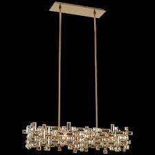 Aspen creative offers a transitional designed 3 light bathroom vanity wall light fixture in gold. Allegri 11198 038 Fr001 Vermeer Brushed Champagne Gold Island Light Fixture All 11198 038 Fr001